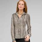 Classic Print Blouse, New Rattan Multi, small