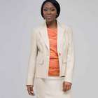 Jewel Neck Jacket., Chino & Ivory, small
