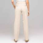 Contour Waist Pant, tan & ivory stone, small