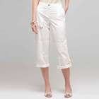 Cuffed Cargo Pant, White, small